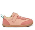 Side view of Ten Little Retro Suede Sneakers - Retro Pink. Available at www.tenlittle.com