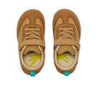 Top view of Ten Little Retro Suede Sneakers - Retro Tan. Available at www.tenlittle.com