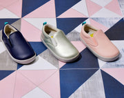 Top and side view of Ten Little Slip-On Sneakers - Assorted Colors. Available at www.tenlittle.com