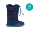 Ten Little Snow Boots in Navy and Teal. Available at www.tenlittle.com