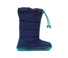 Side view of Ten Little Snow Boots - Navy Blue. Available at www.tenlittle.com