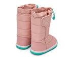 Back view of Ten Little Snow Boots - Blush Pink. Available at www.tenlittle.com