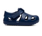 Side view of Ten Little's Splash Sandals in Nautical Navy. Available from www.tenlittle.com