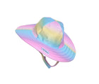 Flap Happy UPF 50+ Swim Hat - Rainbow Ombre. Available from www.tenlittle.com