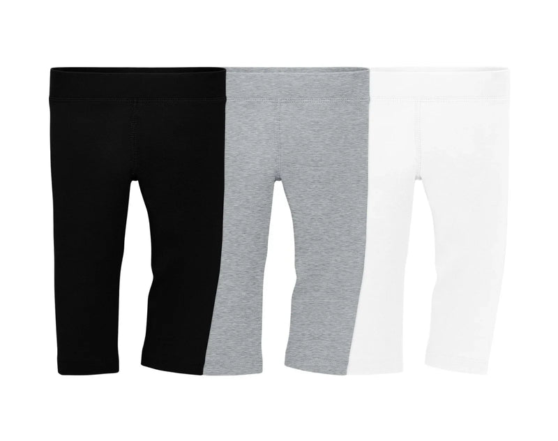Primary Baby Leggings - 3 Pack - Neutral Mix. Available at www.tenlittle.com