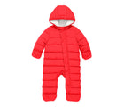 Primary - Baby Parka Puffer Suit - Tomato - Available at www.tenlittle.com