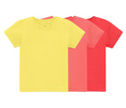 Primary Baby Short Sleeve Tee - 3 Pack - Warm Mix. Available at www.tenlittle.com
