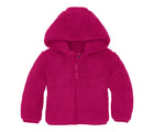 Primary - Baby Teddy Fleece Jacket - Raspberry - Available at www.tenlittle.com