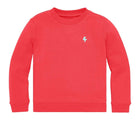 Primary Embroidered Sweatshirt - Strawberry. Available at www.tenlittle.com