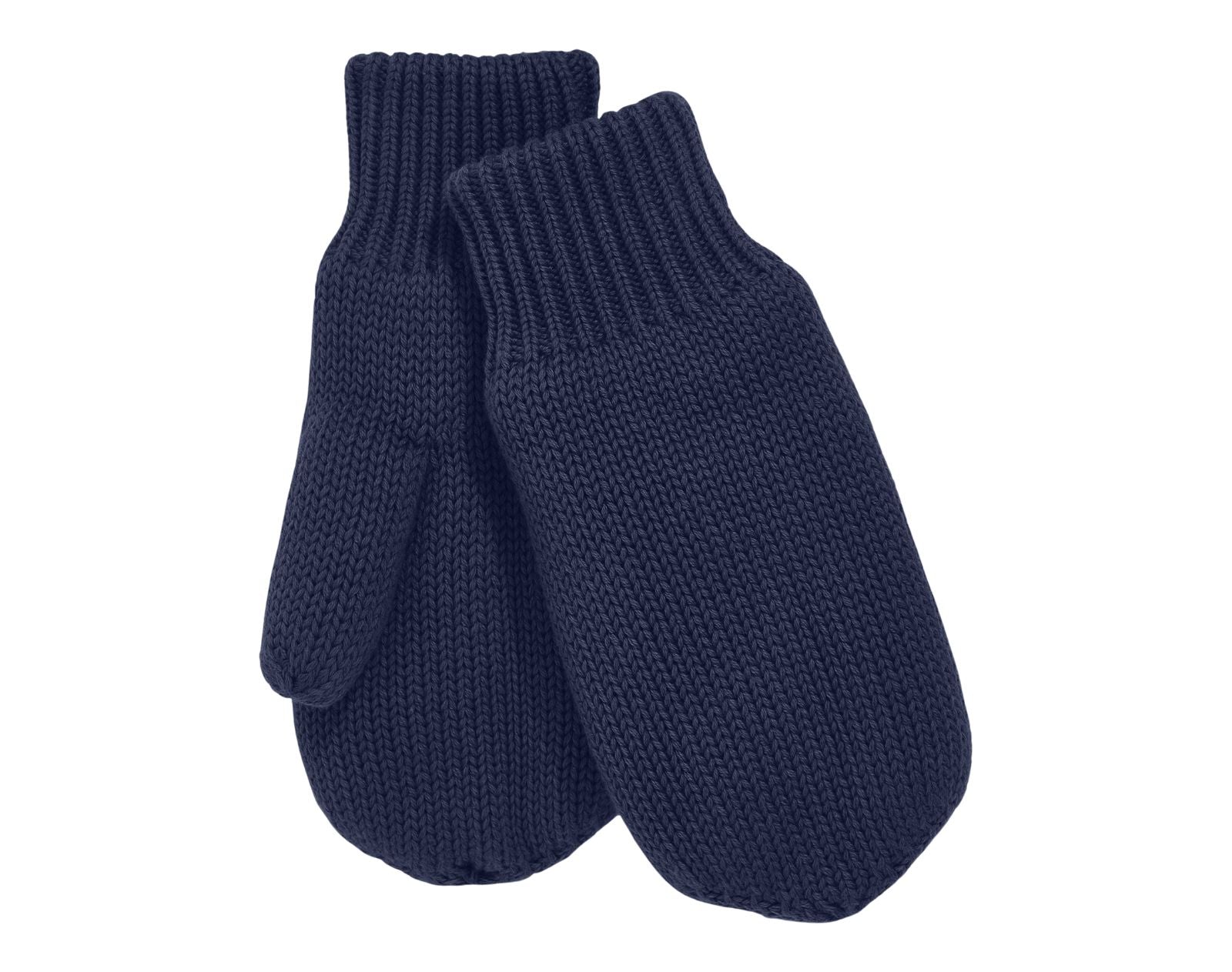 Primary - Fleece-Lined Mittens - Navy - Available at www.tenlittle.com