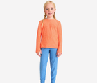 Child wearing Primary - FlexKnit Jogger - Blueberry - Available at www.tenlittle.com