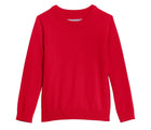 Primary French Terry Sweater - Cherry. Available at www.tenlittle.com