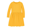 Primary Long Sleeve Pocket Dress - Sunflower. Available at www.tenlittle.com