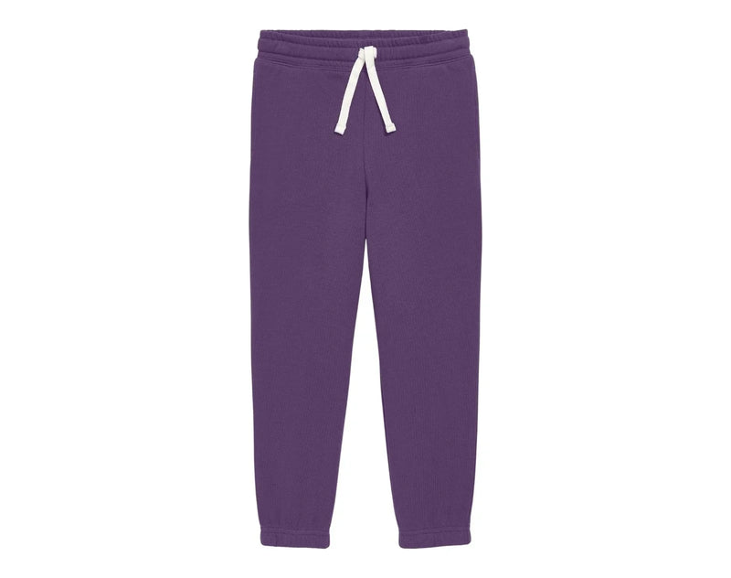Primary French Terry Sweatpants - Grape. Available at www.tenlittle.com