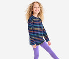 Girl wearing Primary - Leggings 3 Pack - Violet - Available at www.tenlittle.com