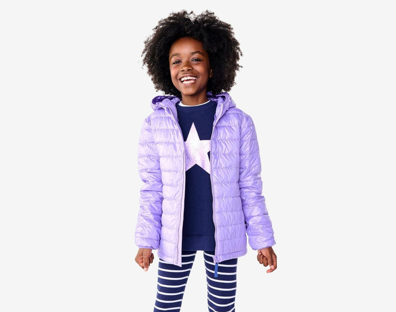 Primary Lightweight Puffer Jacket Ten Little Kids Apparel