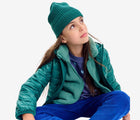 Child wearing Primary - Lightweight Puffer Jacket - Spruce - Available at www.tenlittle.com