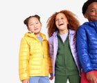 Kids wearing Primary - Lightweight Puffer Jacket - Assorted Colors - Available at www.tenlittle.com