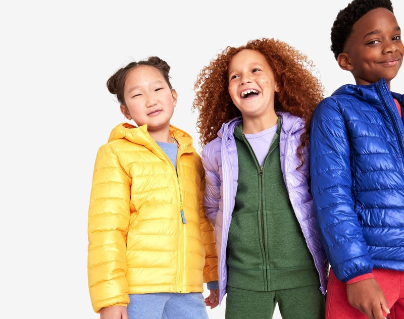 Lightweight puffer jackets kids best sale