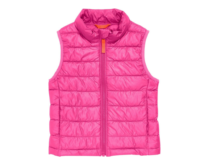 Primary - Lightweight Puffer Vest - Fuchsia - Available at www.tenlittle.com