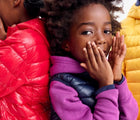 Kids wearing Primary - Lightweight Puffer Vest - Assorted Colors - Available at www.tenlittle.com