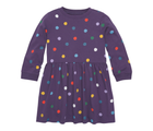 Long Sleeve Cotton Dress - Prints
