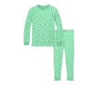 Primary - Long Sleeve PJ Set - Clover/Paper Planes - Available at www.tenlittle.com