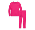Primary Long Sleeve PJ Set - Fuchsia. Available at www.tenlittle.com