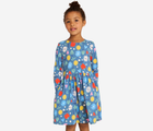 Long Sleeve Pocket Dress - Garden Party