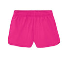 Front view of Primary Running Shorts - Dragonfruit. Available at www.tenlittle.com