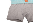 Knit boxer brief lining of Primary Swim Trunks. Available at www.tenlittle.com