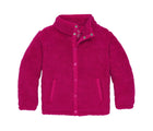 Primary - Teddy Fleece Jacket - Raspberry - Available at www.tenlittle.com