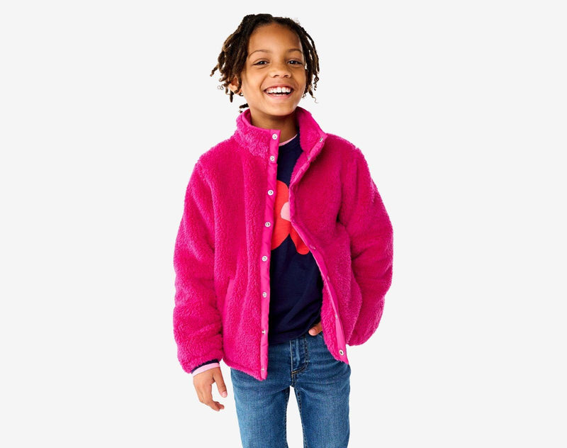 Kids Teddy Fleece Zip Jacket