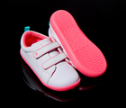 Top and bottom outsole traction view of Ten Little Everyday Original - Neon Glow - Neon Pink. Available at www.tenlittle.com