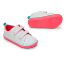 Side and bottom outsole traction view of Ten Little Everyday Original - Neon Glow - Neon Pink. Available at www.tenlittle.com