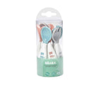Beaba Second Stage Ergonomic toddler cutlery set of 10 in Breeze