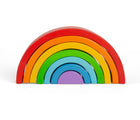 Bigjigs Wooden Stacking Rainbow. Available from www.tenlittle.com.