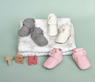 Everyday Baby Booties - Soft White
