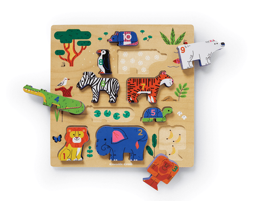 Stacking Wood Zoo Puzzle
