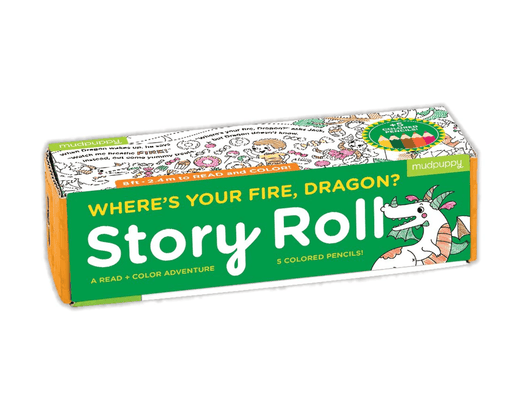 Coloring Story Roll - Where's Your Fire, Dragon?