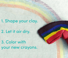 Make Your Own Crayon Clay - Set of 5