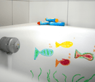 Beeswax Washable Bath Tub Crayons - Set of 7