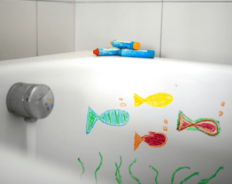 Dino Bath Crayon Soaps - bath crayons