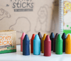 Natural Beeswax Crayons - Set of 12