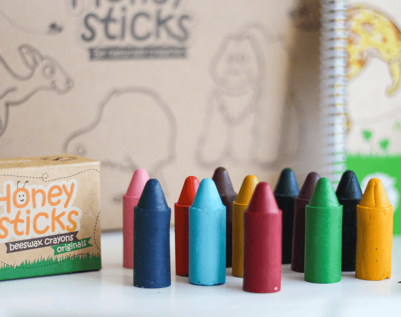 Honeysticks Beeswax Crayons Set