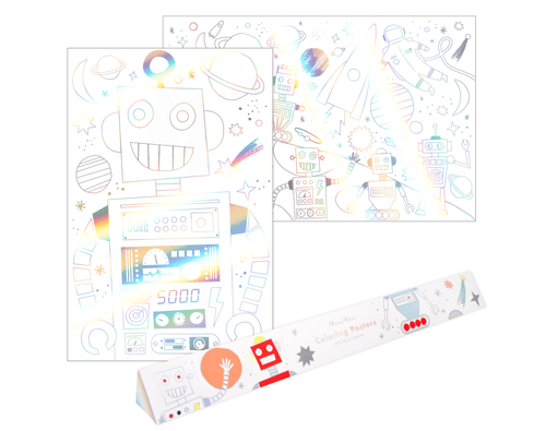 Space Coloring Posters - Set of 2