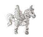3D Paper Inflatable Coloring Toy - Unicorn
