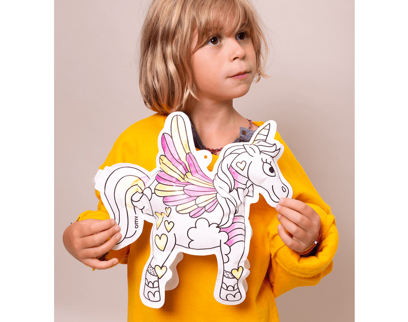 3D Coloring Puzzle for 6 7 Year Old Girl, Fun Art and Craft Kit for Girl  Age 10, Unicorn Horse Toys for Kid Age 8 9