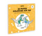 3D Paper Inflatable Coloring Toy - Dinos