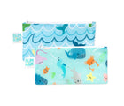 Bumkins Small Reusable Snack Bag 2 pack in Ocean Life & Whale Tail